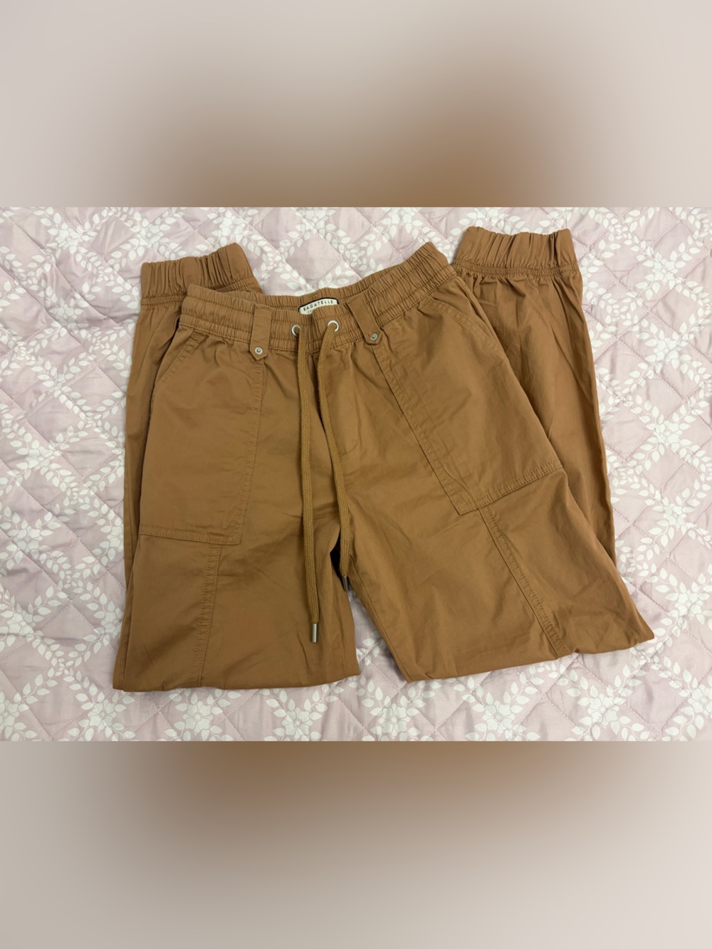 Bagatelle Brown Drawstring Cargo Pants